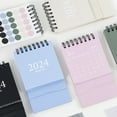 thumbnail image 6 of Twinkseal Family Friends Calendar 2024 Mini Desk Calendar Spiral Coil Page Turning Date Recording 12 Monthly Calendar for Planning Event Log Portable Simple, 6 of 8