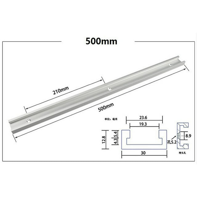 Lefu Aluminium Alloy T-tracks Slot Miter Track And Miter Bar Slider Table Saw Miter