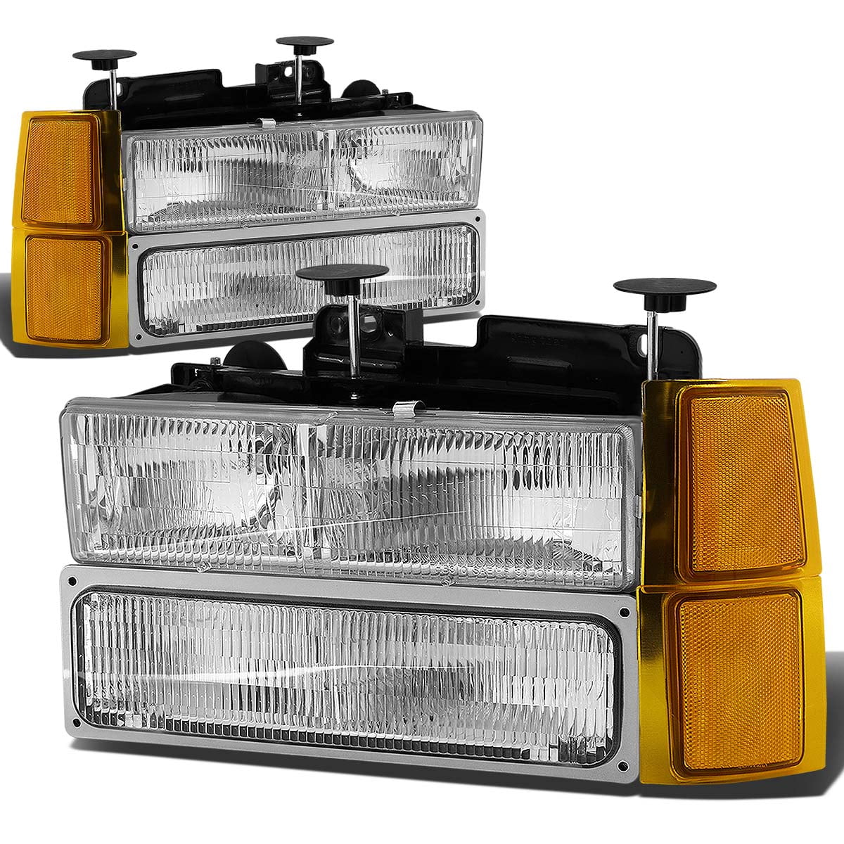 DNA Motoring HL-OH-8P-C1094-CH-AM Headlight Assembly 