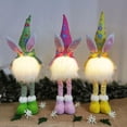 thumbnail image 2 of Conejo Hechos A Mano, Muñeco Sin Rostro De Conejito De Pascua Con Luz, Muñeco Enano De Peluche De Pascua, Figurita Coleccionable, Regalo, Juguetes Para Niños Minnieouse HA047019-06, 2 of 5