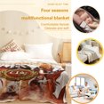 thumbnail image 4 of Manta de microfibra suave con estampado de franela de Whitesnake, ligera, esponjosa y difusa para ropa de cama, sofá o sillón, 60 x 50 pulgadas, 4 of 8