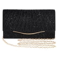 thumbnail image 1 of Bolso de mano LovyoCoco para mujer, formal, elegante, de noche, negro, 1 of 7