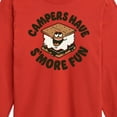 thumbnail image 3 of Instant Message - Camping Is Smore Fun - Toddler & Youth Long Sleeve Graphic T-Shirt, 3 of 6