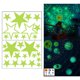 thumbnail image 4 of Calcomanías de decoración de pared Sunnimix 27 piezas estrellas pegatina de techo luminosa, 4 of 7