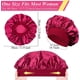 thumbnail image 5 of Gorro de noche de satén, juego de 4 gorros de noche de satén Gorro de satén ajustable para el cuidado del cabello Gorros de noche de satén principalmente para mujeres y niñas con cabello rizado, 5 of 5