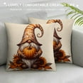thumbnail image 3 of QZHH Fall Gnome Pumpkin Decorative Throw Pillow Covers, Autumn Truck Buffalo Plaid Check Porch Patio Outdoor Pillowcase, Maple Leaves Thanksgiving Farmhouse Cushion Case Home Decor, 3 of 5