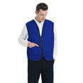 thumbnail image 5 of Toptie Supermarket Uniform Vest Zipper Volunteers Event Vest Unisex Waistcoat-Navy-3XL, 5 of 9