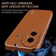 thumbnail image 5 of AZNS For Honor 300 Case Electroplating Carbon Fiber Texture PU + TPU Phone Cover - Green, 5 of 5
