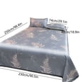 thumbnail image 3 of Kdkad Silk Sheets, Ice Silk Bed Sheet, Queen Sheet Set, Three-piece Cooler Mat Machine Washable and Foldable Non-deformation Conditioning Mat, 3 of 6
