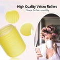 thumbnail image 3 of Self-Grip Hair Rollers Set Hair Roller Curlers with Clips & Comb & Braided Tape Reel 33 Pcs Jumbo Rollers Hair Design Sticky Cling Style for Long, Short Hair and Bangs (25 mm, 36 mm, 45 mm), 3 of 7