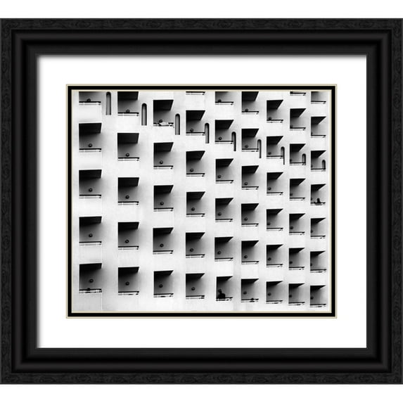 Hernandez Tirado, Ayoze 13x12 Black Ornate Wood Framed with Double Matting Museum Art Print Titled - E