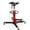 Red, variant on Mescukay 1322lbs Transmission Jack, 2-Stage Hydraulic Telescopic Jacks, Lifts Height 34"-68", with Foot Pedal & 360° Swivel Wheels, Ideal for Garage and Car Lifting, Heavy-Duty, 0.75 Ton