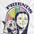 thumbnail image 2 of The Wizard of Oz Friends Forever Women's Crop Top T-Shirt, White, Large, 2 of 4