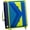 Blue and Yellow, variant on Case-it Z-Binder Two-in-One 1.5-Inch D-Ring Zipper Binders, Red