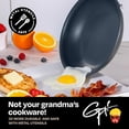 thumbnail image 5 of Guy Fieri's Flavortown Laser Titanium 12 Piece Set - Non-stick Cookware Set Without PFAS, PTFE, or PFOA, 3x More Durable, Dishwasher Safe, Oven Safe, 5 of 5