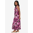 thumbnail image 3 of Jessica London Women's Plus Size Petite Stretch Cotton Tank Maxi Dress, 3 of 4