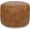 Mocha, variant on Thgonwid Unstuffed 16.5*12.5 inch Vegan Leather Pouf, Amaretto