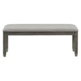 thumbnail image 3 of Lexicon Granby Pine Wood Dining Room Bench in Antique Gray Finish, 3 of 5