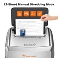 thumbnail image 4 of Bonsaii 150-Sheet Auto Feed Micro-Cut Paper Shredder, 60-Minute Nonstop Heavy Duty Shredder for Office, 6 Gallon Bin, C290-A, 4 of 10