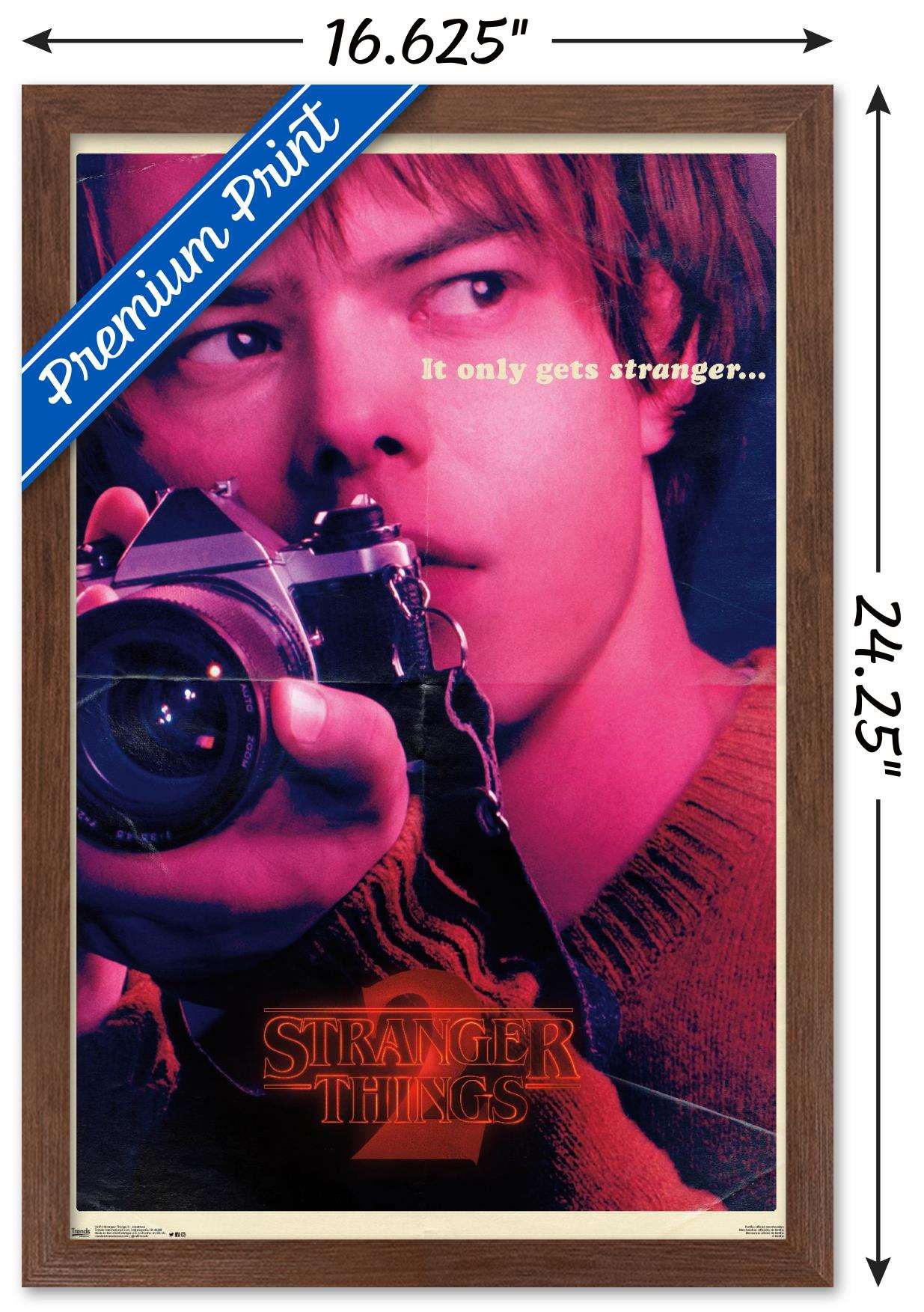 Netflix Stranger Things: Season 2 - Jonathan Wall Poster, 14.725" x 22.375", Framed