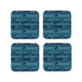 thumbnail image 2 of Disketp Turtles And Waves Funny Coasters,4 Pcs Leather Coasters With Holder, Perfect Housewarming Hostess Gifts,Protect Furniture From Water Marks Scratch And Damage, 2 of 9