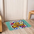 thumbnail image 6 of Christmas Polyester Non-Slip Office Mat & Kitchen Rug, Machine Washable Door Mats, 6 of 6