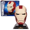 thumbnail image 1 of Kit de maquetas de rompecabezas 3D de Marvel Iron Man con soporte, construcción en 4D, 96 unidades, 1 of 9