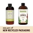 thumbnail image 2 of Banyan Botanicals Organic Castor Oil – Pure and Refined Castor Oil – For Face and Skin Care, Hair Care, and Natural Beauty – 24 oz – Non GMO, Hexane Free, Vegan, and Cruelty Free, 2 of 6