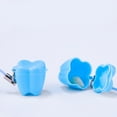 thumbnail image 4 of KAKOWELY 7pcs Plastic Children Teeth Box Tooth Shape Container Storage Box for Kids Baby （Mixed Color),0.79"X0.71"X0.67", 4 of 4