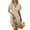 Beige, variant on Summer Dresses For Women 2026 Deep V Neck Flutter Sleeve Floral Wrap Mini Dress Split Hem A Line Casual Summer Sundress Purple 2XL