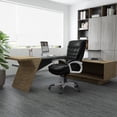 thumbnail image 4 of Scranton & Co Leather High Back Pillow Top Executive Office Chair in Black, 4 of 8