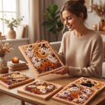 thumbnail image 4 of Diamond Painting Kit Halloween Themed Preprinted Canvas Art Set for Adults Home Wall Decor Craft Project for Fall Holiday Season, 4 of 5