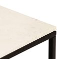 thumbnail image 4 of Mesa de café VidaXL, piedra real blanca, textura de mármol, 4 of 9