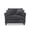 Gray, variant on Leumius Accent Chair Armchair,Comfy Upholstered Single Sofa Chair with 2 Pillow for Living Room,Bedroom,Pink