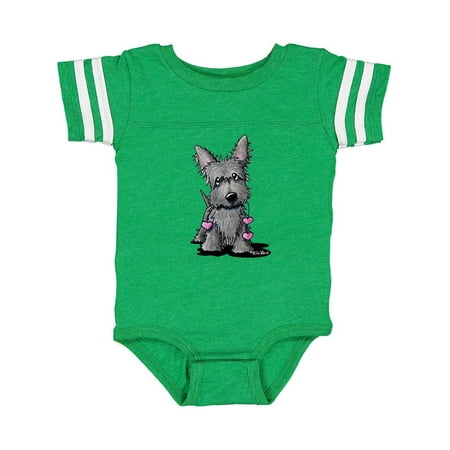 

Inktastic Heartstrings Scottie Gift Baby Boy or Baby Girl Bodysuit