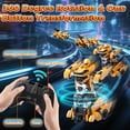 thumbnail image 3 of Remote Control Cars, Dinosaur Transform RC Cars, 2.4Ghz Remote Control Car with Light & 360 °Rotation One Button Deformation, Dinosaur Transforming Toys, RC Car for 3-6 7-9 Year Old Boys Girls, 3 of 9