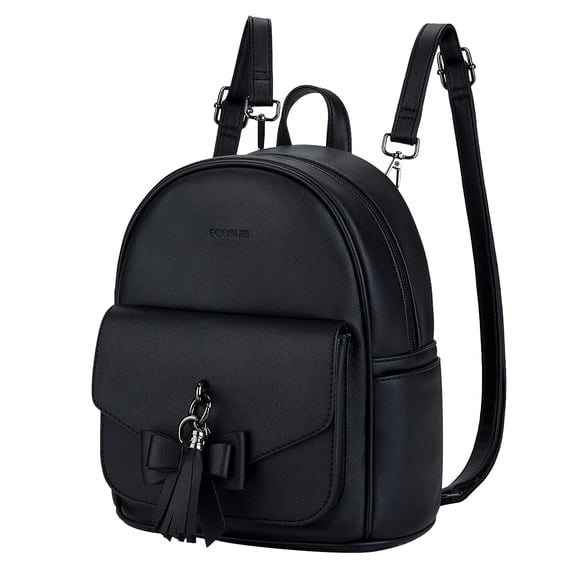 Mochila ECOSUSI Mini para mujer y niña de piel negra