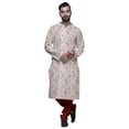thumbnail image 4 of Atasi Pyjama Kurta pour Hommes Col Mandarin Manches Longues Pyjama Kurta Ethnique, 4 of 5