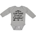 thumbnail image 3 of Inktastic I Can't Wait to Meet You Grandma Baby Announcement Boys or Girls Long Sleeve Baby Bodysuit, 3 of 5
