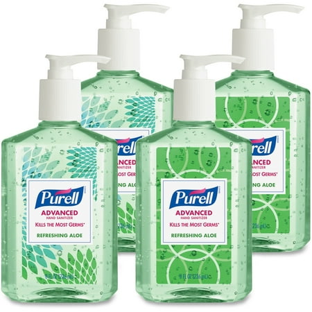 Refreshing Hand Wash - (Pack of 4) PURELL® Refreshing Aloe Hand Sanitizer, 8 Oz