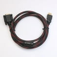 thumbnail image 2 of Cable adaptador de HDMI a VGA - 1,5 M, compatible con 1080p, velocidad de 10,2 Gbps - para PC/HDTV/DVD, requiere conversión de señal, 2 of 8