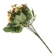 thumbnail image 3 of Flores artificiales de seda Rosa Multiflora para decoración del hogar, interior y exterior. Blanco, 3 of 9