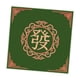thumbnail image 3 of Tapete de Mesa Mahjong Perfecl Antideslizante 31.50 x 31.50 pulgadas Terciopelo Verde, 3 of 8