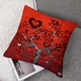 thumbnail image 7 of Celebration Theme White Oriental Plum Blossom Chinese Wedding Double Happiness Decoration Pillow Cover, Suitable for Chinese New Couples' Marriage, Family, Bedroom, Wedding, 7 of 7