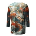 thumbnail image 4 of Sakmal Tops for Women Trendy Short Sleeve Graphic Crew Neck T-Shirts Essentials Women'S, 4 of 5