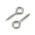 thumbnail image 4 of 40pcs Resistant 304 Stainless Steel Screw Eye Pin Peg Bails For Half Drilled Beads Stainless Steel color 10x4x1mm Hole: 2mm Pin: 1.4mm, 4 of 6