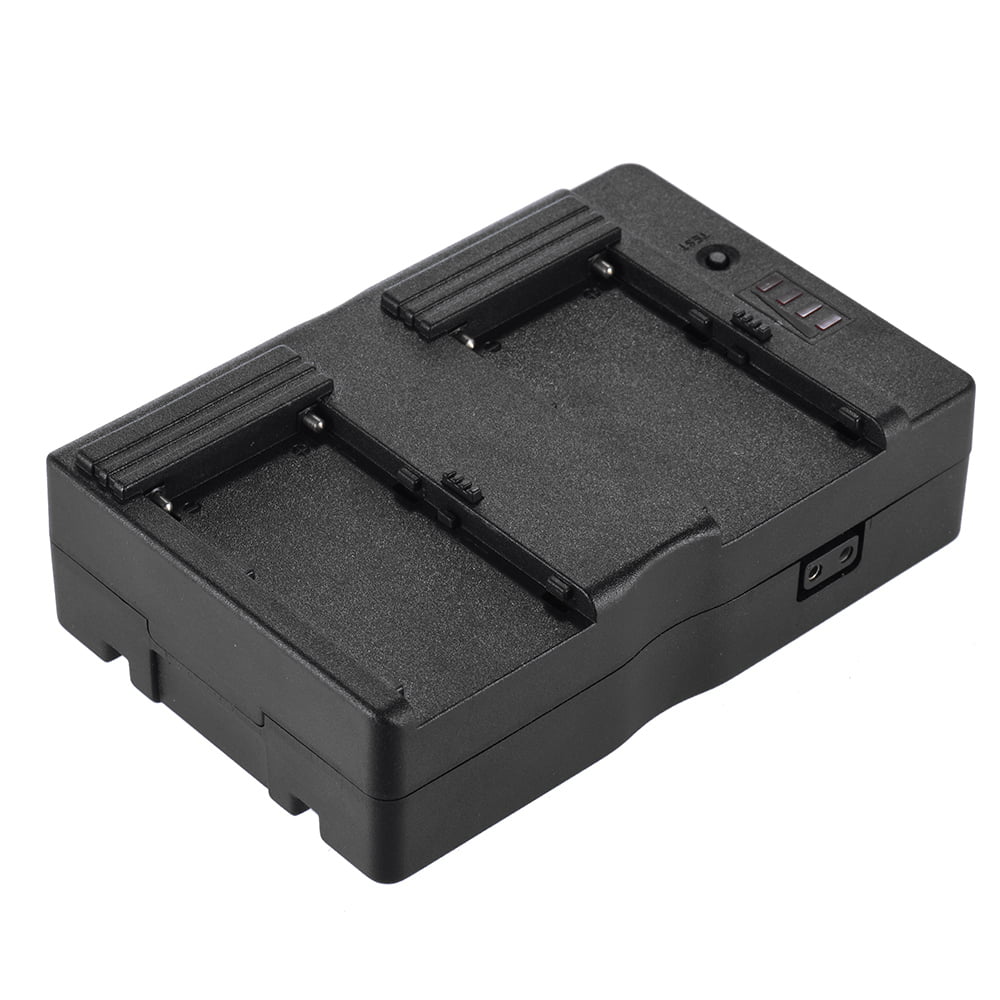 V-Mount Battery Plate to NP-F970 F750 F550 Battery Plate Power Supply Converter Adapter for LED Video Light Panel with V-Mount Battery Mount Lock Plate 