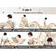 thumbnail image 5 of BlueWood Foldable Pikler Triangle Set Arch Indoor Climbing 3-Pack Ages 0.5-6 Years, 5 of 7