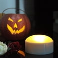 thumbnail image 2 of Candle Choice Set of 2 Remote Controlled Plastic LED Pumpkin Lights - Small, 2 of 6