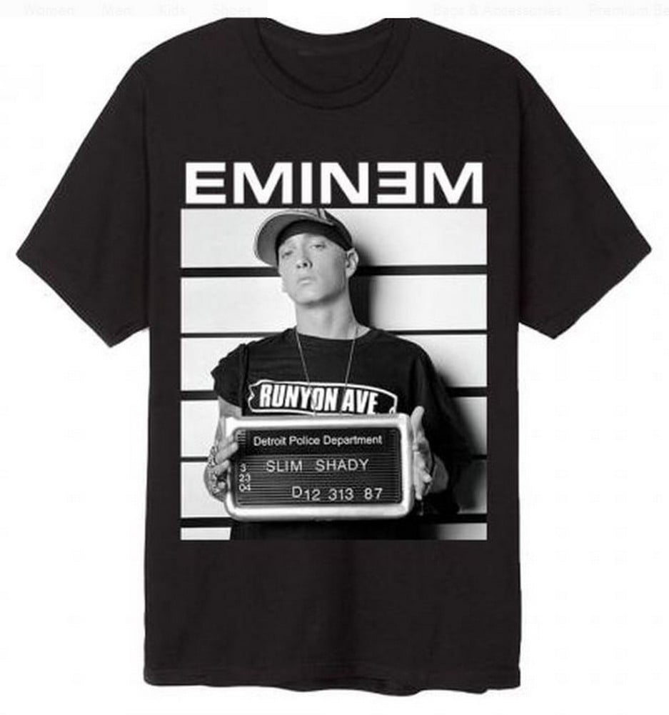 Foto UFFICIALE DI ARRESTO Eminem Slim Shady T-shirt 
